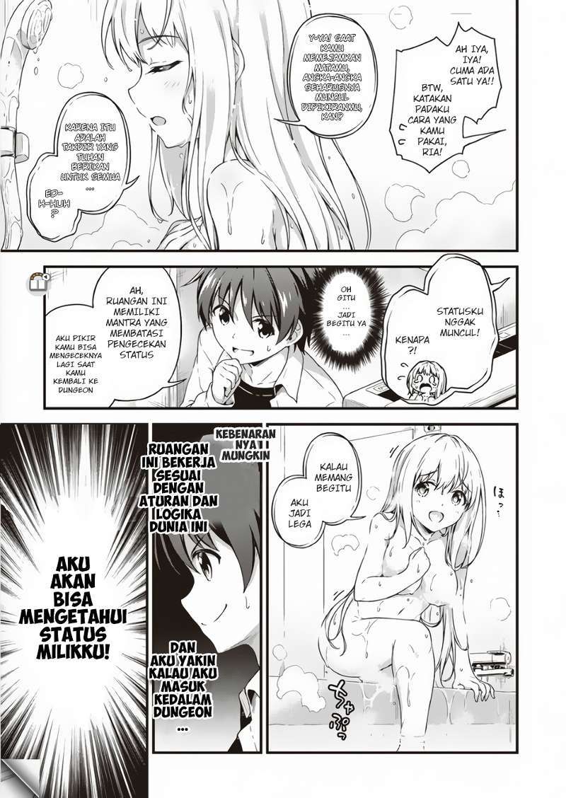 Boku no Heya ga Dungeon no Kyuukeijo ni Natteshimatta Ken Chapter 03 Bahasa Indonesia